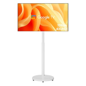 와이드뷰 4K UHD 스마트 TV + 와이드무빙뷰 삼탠바이미 V3 세트, 109cm(43인치), GTWV430UHD(TV), EKWBYME78W(스탠드), 이동형 스탠드, 고객직접설치