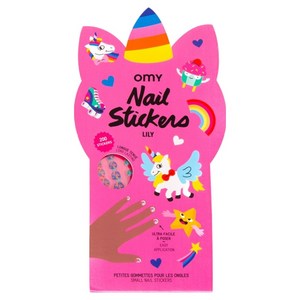 오마이 여아용 네일 스티커 릴리 200p 세트 NAIL01, 혼합색상, 1세트