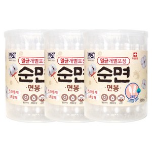 네오메디칼 멸균면봉, 100개입, 3개