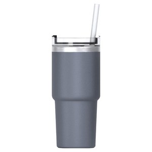 맥스컴코리아 STN 스테인리스304 스트로우 텀블러, 블루그레이, 1개, 600ml