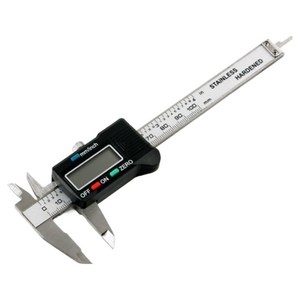 컴스 버니어 캘리퍼스 디지털 LCD 화면 미니형 0~100mm 측정 BU016, 1개