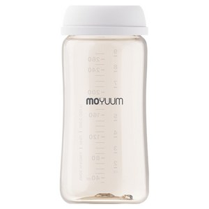 모윰 3세대 PPSU 올인원 베이직 노꼭지 젖병, 스노우, 270ml, 1개