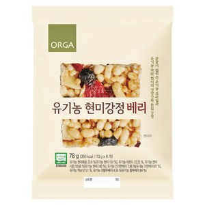 올가홀푸드 유기농 현미강정 베리, 78g, 1개