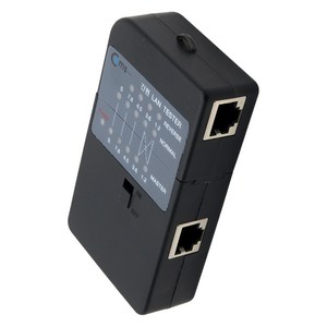 컴스 랜 테스터기 RJ45 8P8C 전용 랜터스터 분리형 LC524(Coms-UTP TESTER), 1개