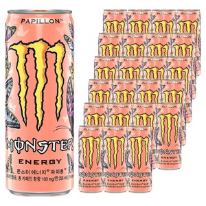 몬스터에너지 드링크 파피용, 355ml, 24개