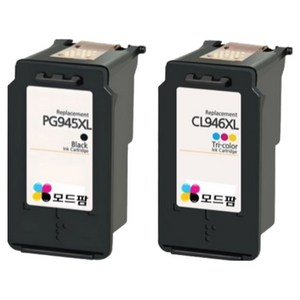 모드팜 캐논 PIXMA / MG3900 / MG2490 / MG3090 프린터 호환 잉크 CL-946XL + PG-945 XL 세트, 검정, 컬러, 1세트