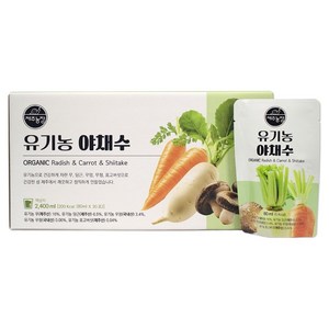 제주농장 유기농 야채수 30p, 1개, 2.4L