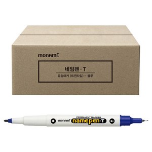 모나미 네임펜T, 청색, 600개