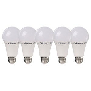 비츠온 LED 벌브 12W, 주광색, 5개