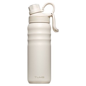 텀스 스포츠 진공 스텐 텀블러, 크림화이트, 650ml, 1개