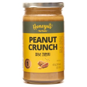 허니어스 넛버터 피넛크런치, 400g, 1개