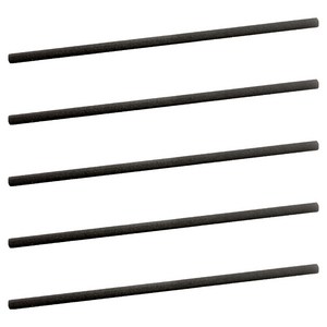 제로캔들 디퓨저 롱 섬유 스틱 8mm 30cm, 블랙, 1개, 5개입