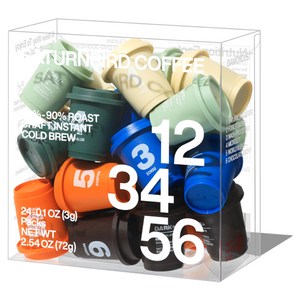 새턴버드 넘버 시리즈 콜드브루 커피 6종 x 4p 세트, 3g, 24개입, 1개