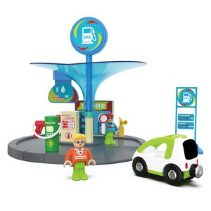 미카포트 주유소 확장팩 세트, 1세트, 혼합색상