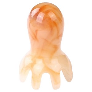 크블랑스 고급 두피괄사 마사지기 68 x 45 x 3 mm, M 라이트브라운, 1개
