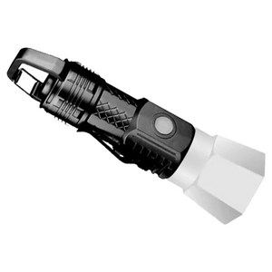 XPGx3Ea LED 강력밝기 초경량 충전식 다용도 KC2201 미니 손전등 DJ-41, 블랙, 1개