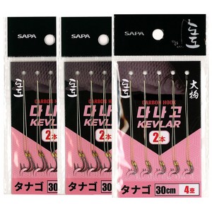 싸파 도도 다나고 케블라 2본 4호 SDD-DK2S304, 3개