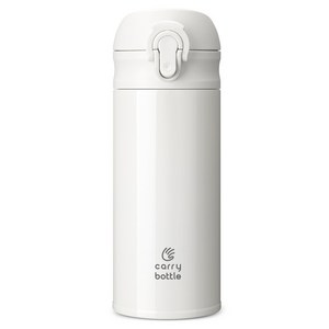 캐리보틀 이지보틀 보온병 텀블러, 1개, 350ml, 화이트