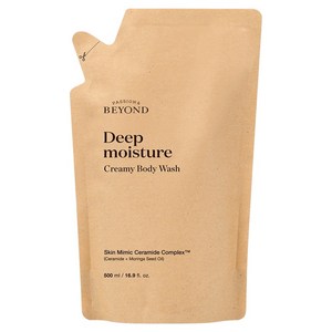 비욘드 딥 모이스처 크리미 바디워시 리필, 500ml, 1개