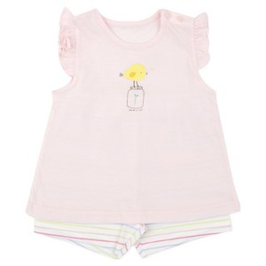 오가닉맘 유아용 레니 민소내의 상의 + 하의 세트 MHMP1B02