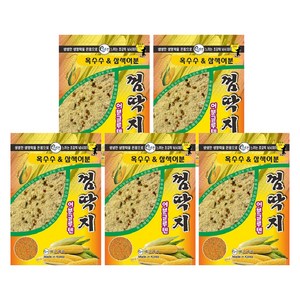 에코레져 껌딱지 옥수수 삼색어분 글루텐 떡밥, 300g, 5개
