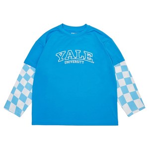 예일키즈 유니버시티 레이어드 아쿠아 래쉬가드 티셔츠 YJCCRTE23326