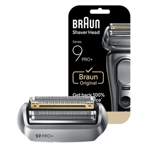 BRAUN 정품 시리즈 9 PRO+ 울트라 씬 면도기 교체용 날망, 96m, 실버, 1개