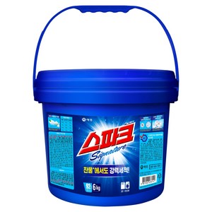 스파크 시그니처 분말세제 바스켓 본품, 6kg, 1개