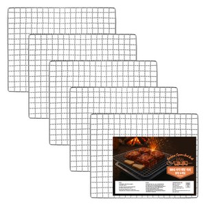 브리즈문 일회용 석쇠 바베큐 그릴 불판, 5개