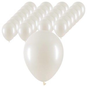 셈퍼텍스 풍선 30cm, 실크 오이스터 화이트, 27개