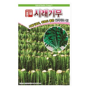 아시아종묘 시래기무 씨앗 2000립, 1개