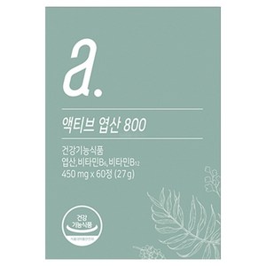 뉴트리모어 액티브 엽산 800, 60정, 1개