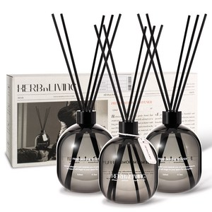 허브앤리빙 홈 디퓨저, 플라워마켓, 520ml, 3개