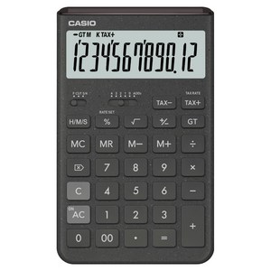 카시오 예쁜 디자인 계산기 comfy JT-200T, 다크그레이, 1개