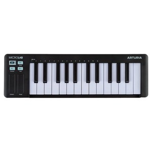 아투리아 마이크로랩 MK3 포터블 미디컨트롤러, 블랙, 1개, MicroLab mk3