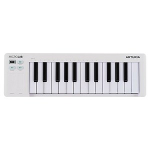 아투리아 마이크로랩 MK3 포터블 미디컨트롤러, 화이트, 1개, MicroLab mk3