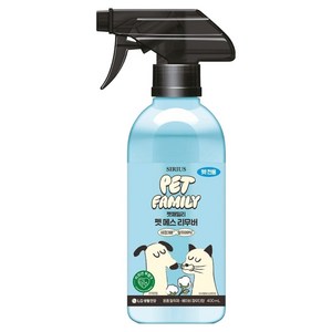 시리우스 펫패밀리 펫 메스 리무버 베이비파우더향, 400ml, 1개