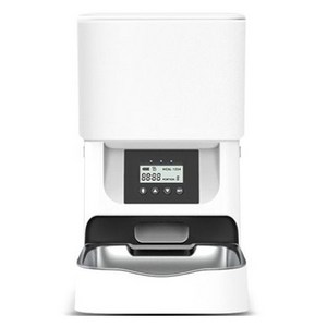 디클펫 반려동물 자동급식기 AT-310, 4L, 화이트 + 불투명, 1개