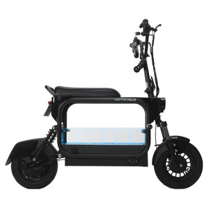 모토벨로 500W 20Ah 전기 전동스쿠터 고객직접설치, 블랙, 1개, AKU PRO