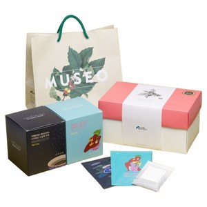 카페뮤제오 드립백 커피 에티오피아 12p + 에티 디카페인 12p + 쇼핑백, 1세트