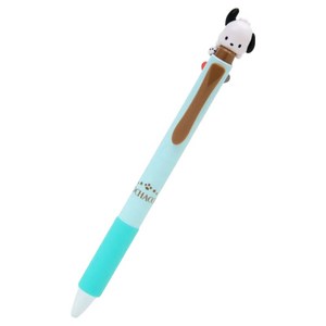 산리오 포차코 마스코트 펜텔 에너겔 2색 볼펜 0.5mm, 혼합색상, 1개