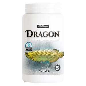 필그린 드래곤 아로와나사료 스몰바이트 S, 400g, 1개