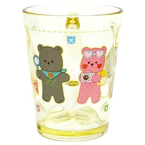 르번 코튼베어 유아용 물방울컵, 혼합색상, 1개, 300ml