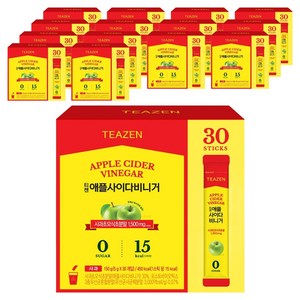 티젠 애플사이다비니거, 150g, 15개