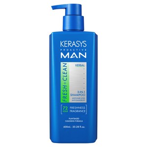 케라시스 프로액티브 맨 탈모증상완화 샴푸 허벌, 1개, 600ml