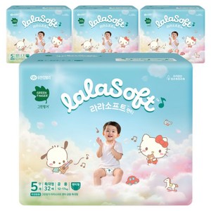 그린핑거 라라소프트 팬티형 기저귀 아동용, 5단계, 128매