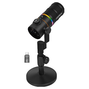 코미카 XLR 출력 스탠딩 무선 콘덴서 마이크, 블랙, Ejoy D10 Pro D