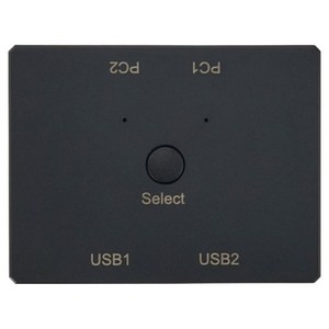 컴스 USB 2.0 선택기 2:2 수동 스위치, DM420, 1개