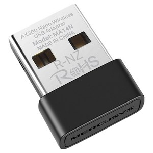 머큐시스 AX300 Nano USB 무선 랜카드 노트북용, 1개, MA14N
