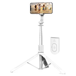 셀루미 메가 스틱 올인원 스마트폰 셀카봉 삼각대 171.7cm, SEL-AT1717M, 화이트 + 블랙, 1개 골드박스 특가